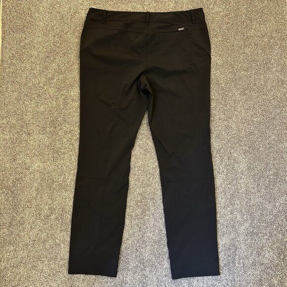 Eddie Bauer Women's Chino Pants Size 14 Black Lightweight Stretch Pockets EUC - Picture 9 of 16